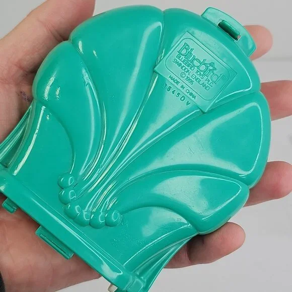 Polly Pocket Splash & Slide Water Park Teal Compact (Bluebird, 1995) Playset - Picture 8 of 11